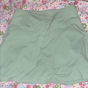 Pink VS Mint Green Women's athletic skirt